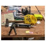 Tarp, Shop Rags, Box Blades, Misc