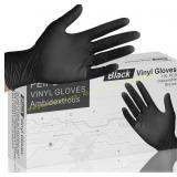 PEIPU Vinyl Disposable Gloves, Medium, 100