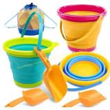 JOYIN 3-Pack Foldable Pail Buckets
