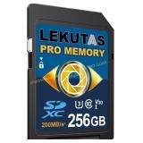 256GB SDXC UHS-I Card - 200MB/s, Blue