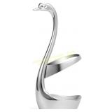 AnSaw Silver Swan Base Holder Table Decor