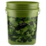 Camouflage Utility Bucket, Foam Grip
