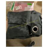 1 Panel Black Curtains Unknown Brand & Size