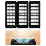 8ct 4x10 in Floor Vents, Black