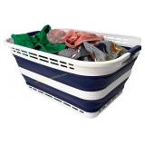 SAMMART 42L Collapsible Laundry Basket