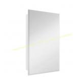 Glacier Bay 16x26 Wood Medicine Cabinet Mirror