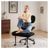 Teddy Fabric Ergonomic Office Chair with Back
