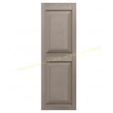 Builders edge 12 in. x 43 in. Vinyl Shutters Pair