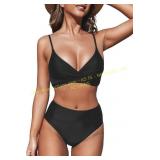 Sz S CUPSHE Women s Bikini, Black