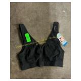 Size XL Bali  One Smooth U Seamless Bra, Black