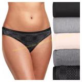 Hanes Ultimate 6-Pack Breathable Bikini Sz L