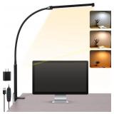 Led Desk lamp with clamp, Black
