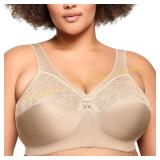 Glamorise Womens Full_Coverage Sz 46H