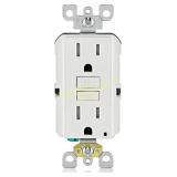 6ct Leviton GFCI Receptacle, 15A, GFTR1-W White