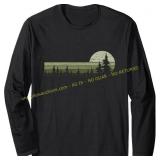 Trees Wildlife Nature Vintage Forest Tee Sz XL