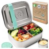 Everusely Bento Box Green 27oz Lunch Box