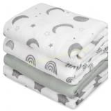 Gllquen Muslin Swaddle Blankets 4-Pack (Star)