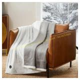 Berkshire Life Heated Faux Fur Throw 50x60