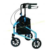 Lumex 609201B 3-Wheel Rollator, Bondi Blue