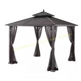 Holden 10x10 Outdoor Patio Black Gazebo