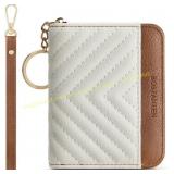 BOSTANTEN RFID Credit Card Wallet Beige/Brown