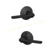 Schlage Latitude Matte Black Hall Handle