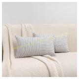 Hckot Farmhouse Pillow Covers 12x20, Navy