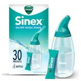 Vicks Sinex Saline Rinse + Packets, 30Ct