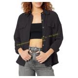 Unionbay Womens Crinkle Shirt Front Jacket