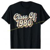 Class of 1980 High School Reunion Tee Sz L