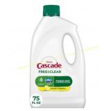 Cascade Free & Clear Detergent Gel - 75 fl oz