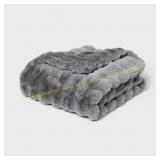 Berkshire Bubble Faux Fur Throw, 60" x 70