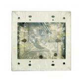 Legrand Square Steel 2-Gang Electrical Box