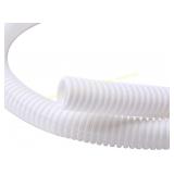 Alex Tech 25ft 1/4" Split Wire Loom White