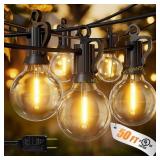 Brightown LED Outdoor String Lights, 50 ft