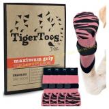 DOK TigerToes Non-Slip Dog Socks (Large)