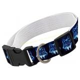 Abstract Wolf Art Pet Collar - Colorful Colla