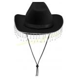 Freebily Bridal Cowboy Hat with Drawstring