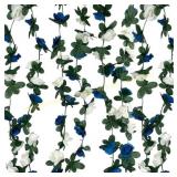 Luerbi 8Pcs 63Ft Rose Garland