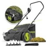 15 in. 13-Amp Lawn Dethatcher with Bag