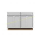 Westport Shaker 48 in. Sink Base Cabinet