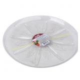 12ct Bond 16in W X 16in D Plastic Plant Saucer Cle