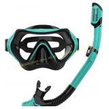 JRing Snorkel Mask Set with 180  Glass Goggles