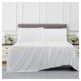 Kirkland King White 680TC Sheet Set 6pc