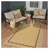 Sungea Front Door Outdoor Mats   Jute Rug, Non-Sli