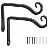 Gtongoko 2-Pack 6" Plant Hangers, Black