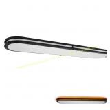 Orbit 46x10 Matte Black LED Flush Mount