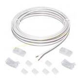 Commercial Electric White LED Strip Connector Pack