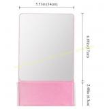 Neehows Magnetic Locker Mirror, 9.45x5.51" Grey 1