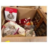 Display Case, Hallmark Ornaments, Plush Dolls